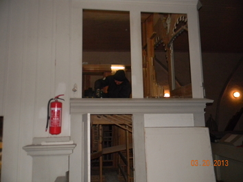 Tööd toimusid talvel, kohati oli kirikus -8 kraadi.